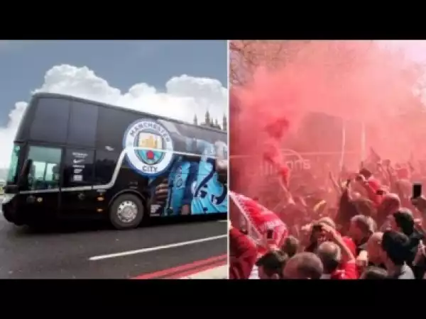 Video: Liverpool Fans Create Posters Of Hostile Plans Champions League Clash Against  Manchester City